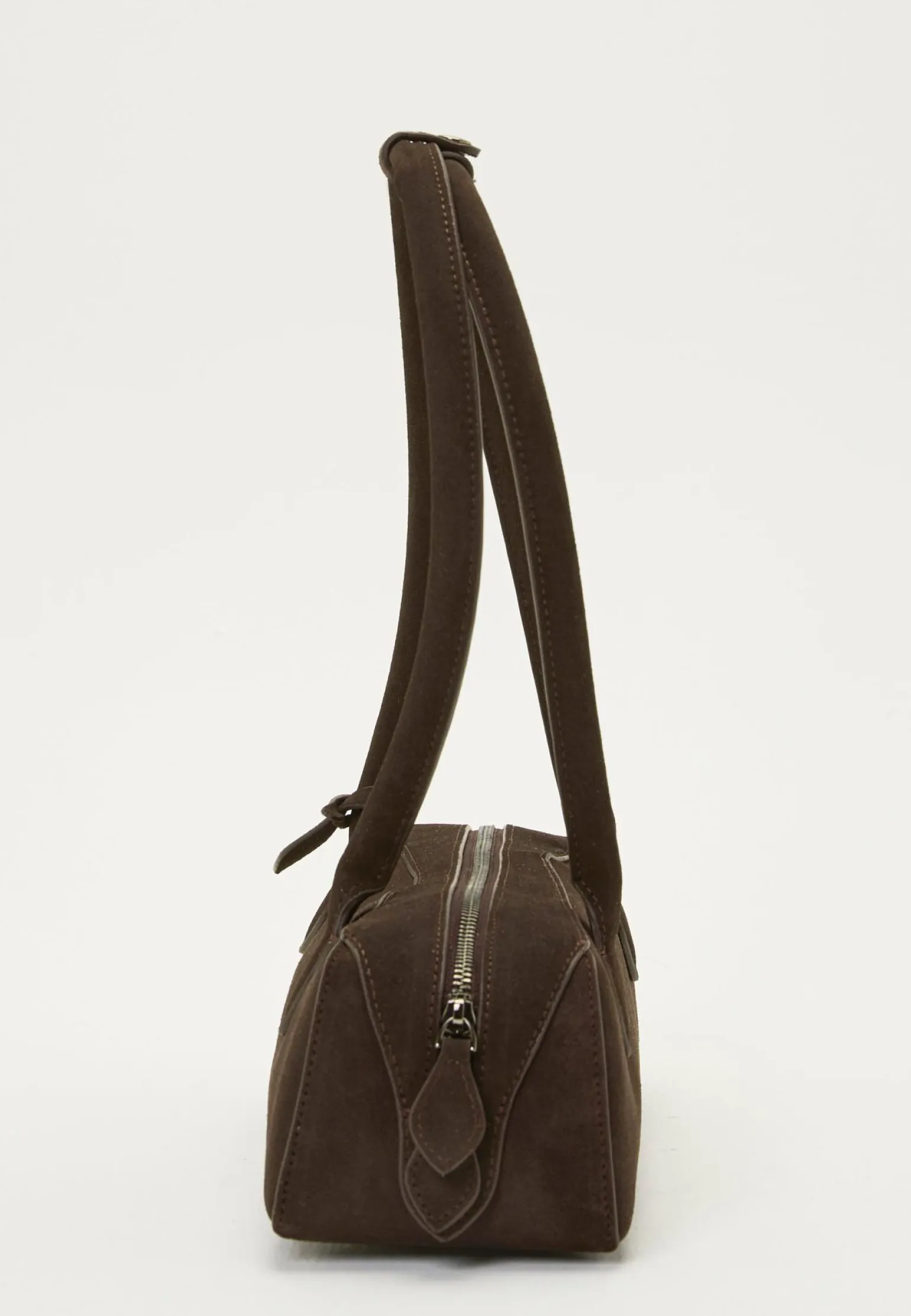 Suede Baguette Bag