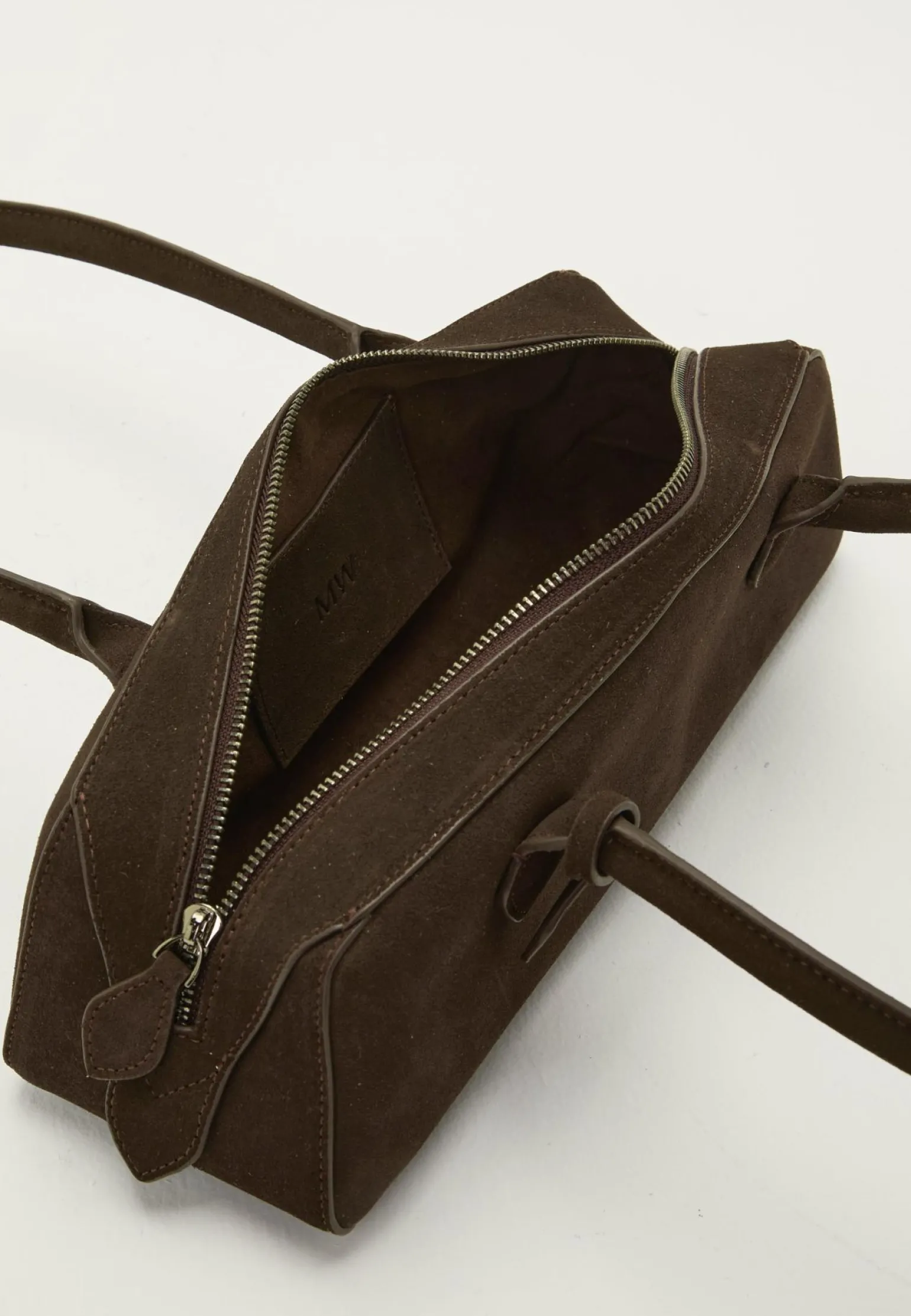 Suede Baguette Bag