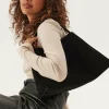 Suede Knot Shoulder Bag