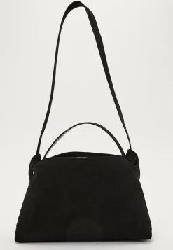Suede Knot Shoulder Bag