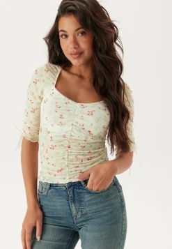 Sweetheart Mesh Top