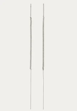 Tahoe Chain Earrings Silver-pl