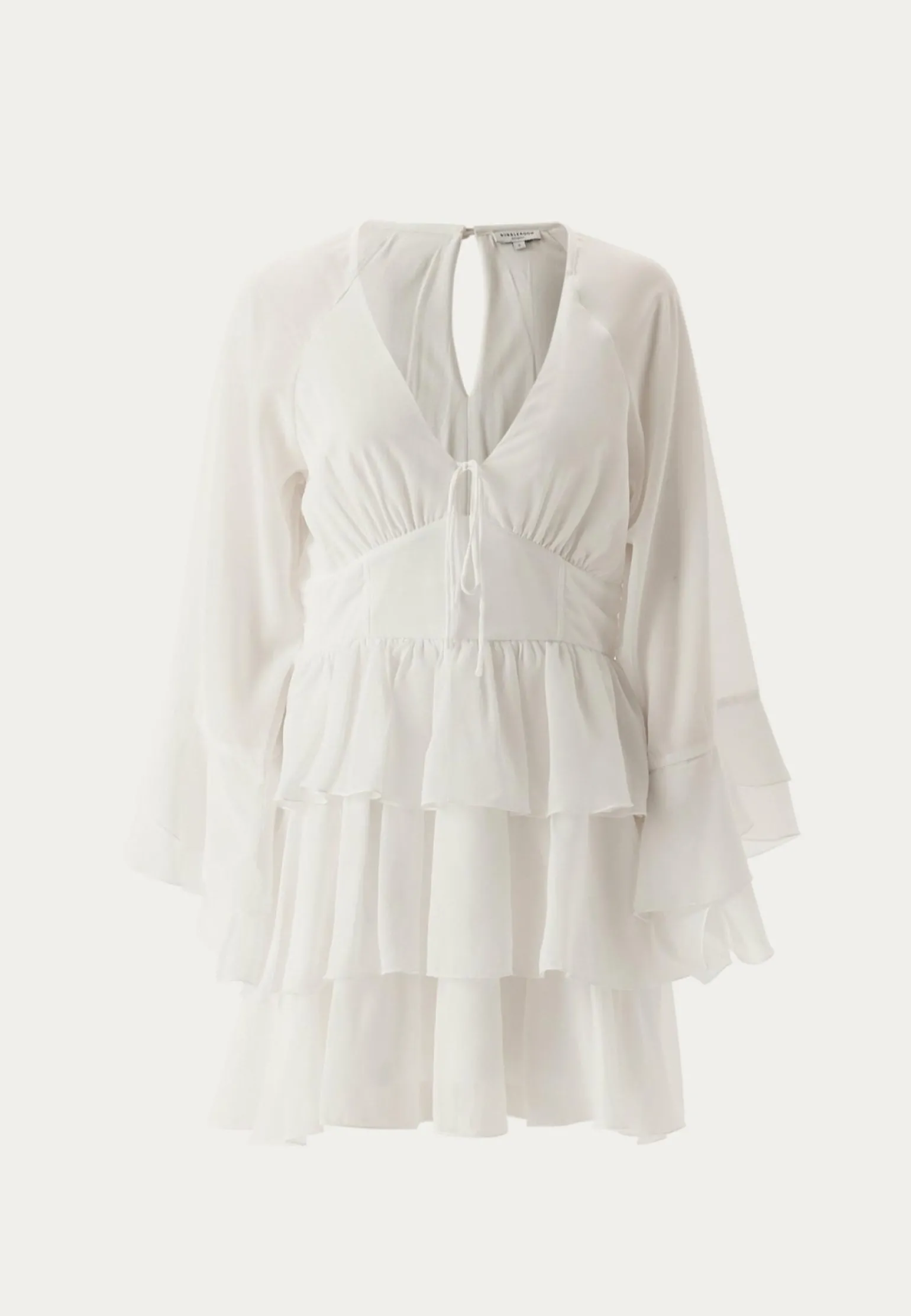 Triple Flounce Short Dress