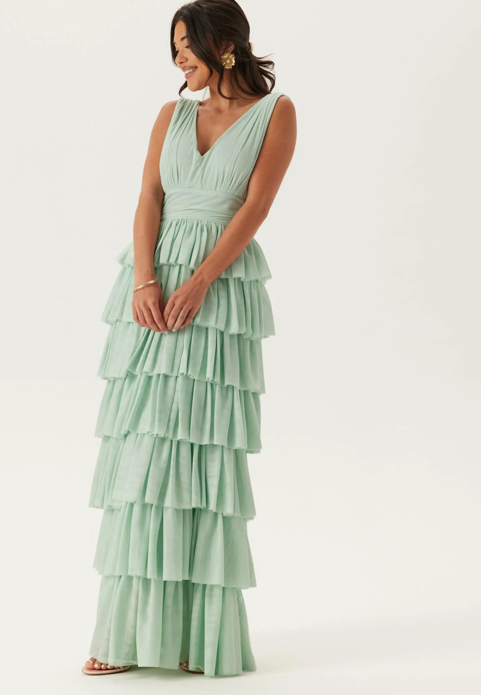 Tulle Frill Gown
