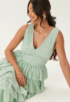 Tulle Frill Gown