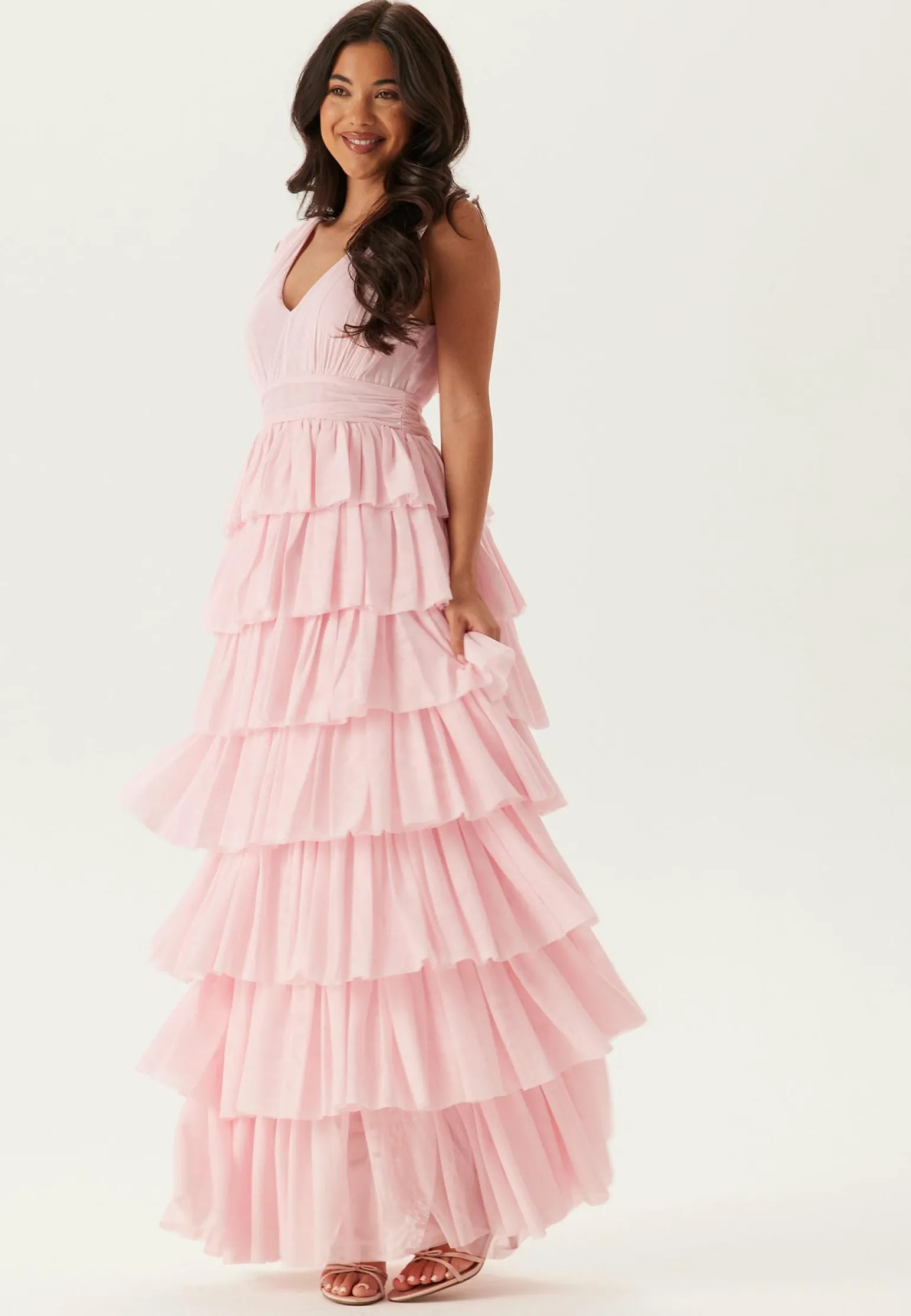 Tulle Frill Gown