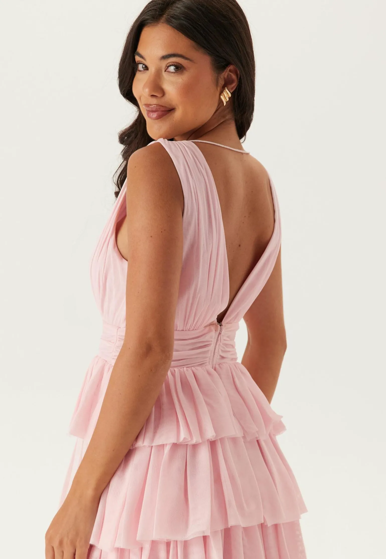 Tulle Frill Gown