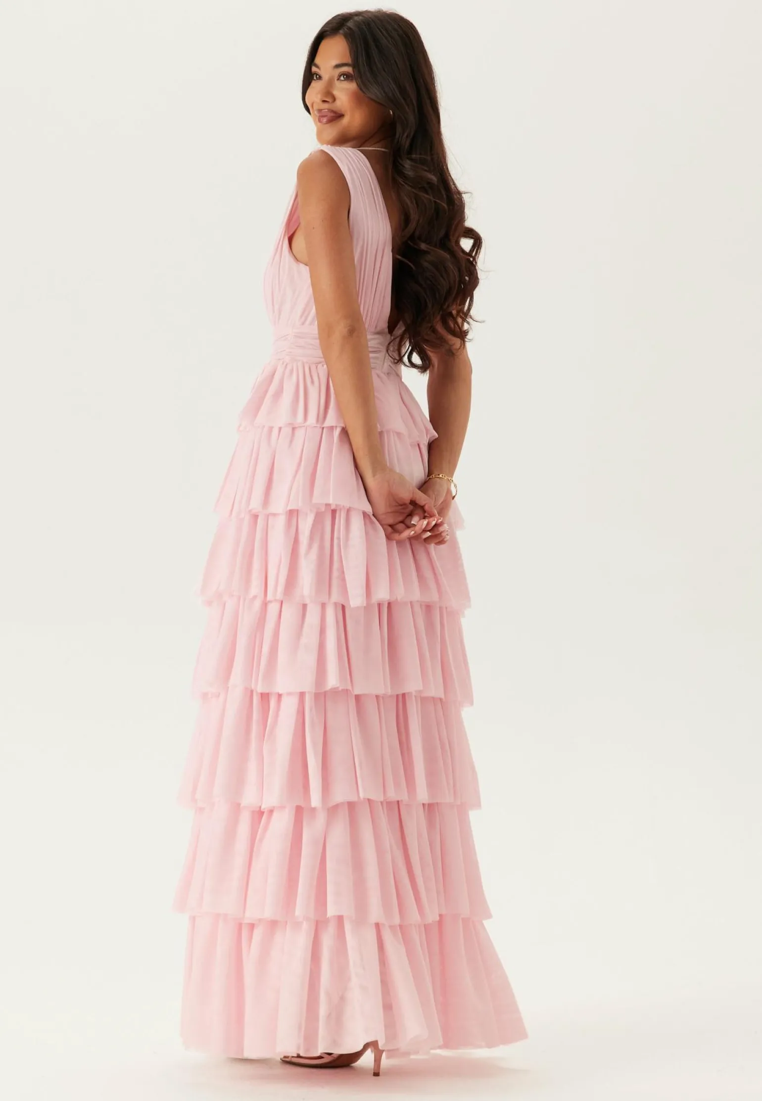Tulle Frill Gown