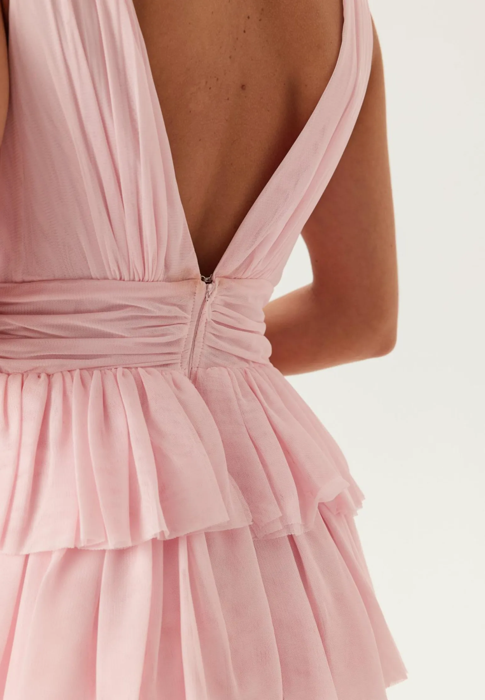 Tulle Frill Gown
