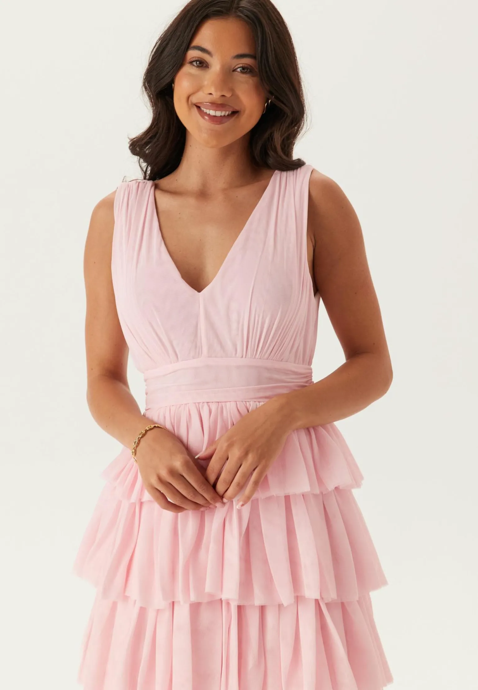 Tulle Frill Gown