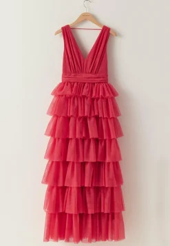 Tulle Frill Gown