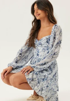 Twist Detail Flounce Dress