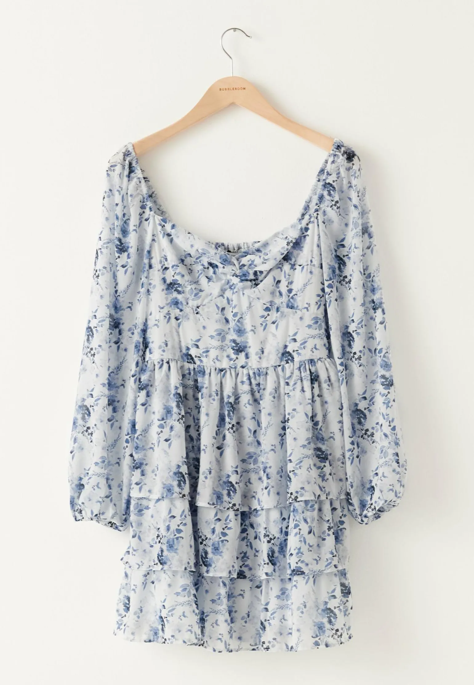 Twist Detail Flounce Dress