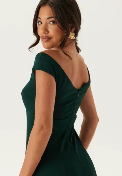 Twist Off Shoulder Gown