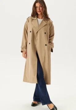Viaddison L/S LONG TRENCHCOAT