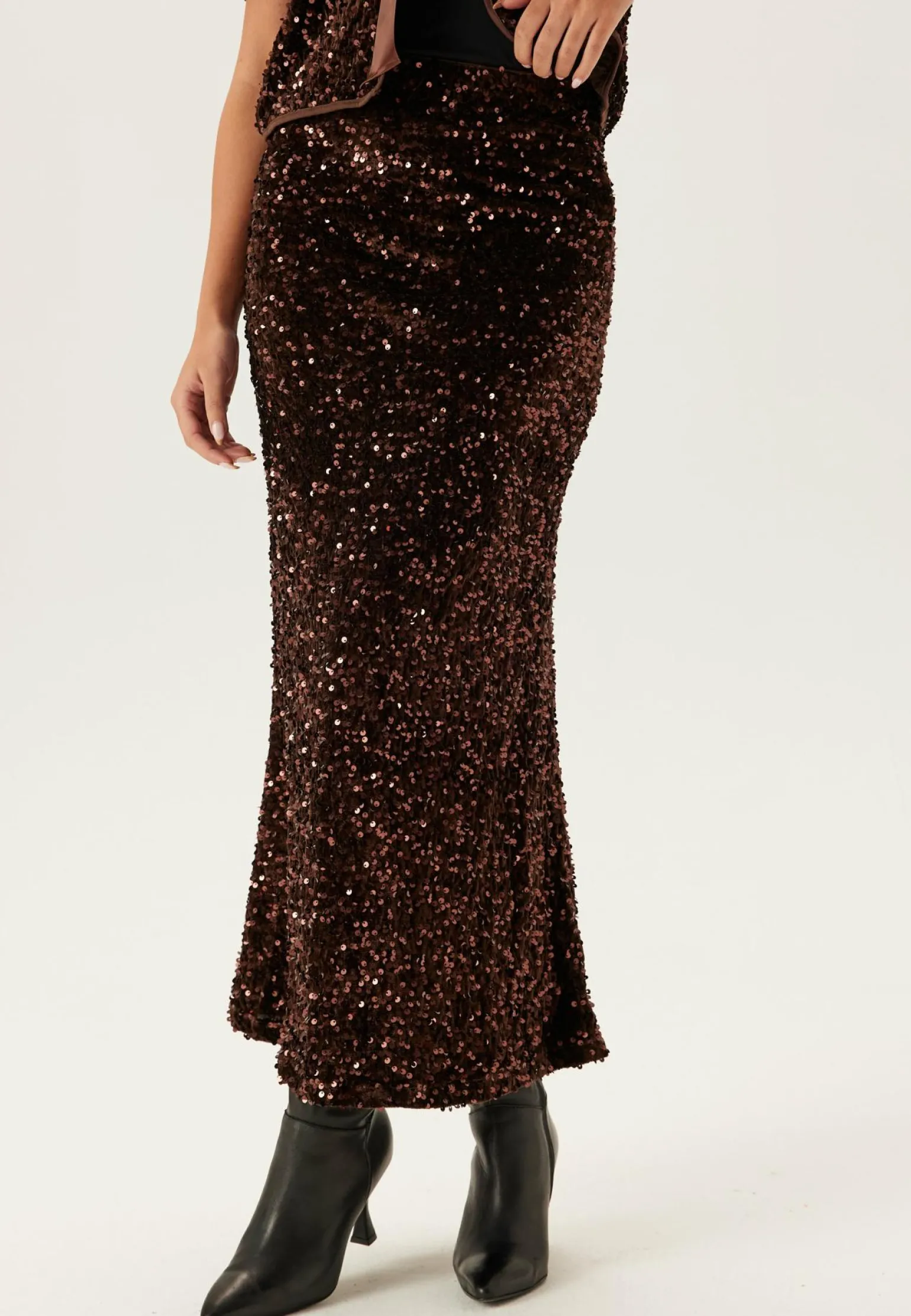 Vibelieve Hw Ankle Sequins Ski