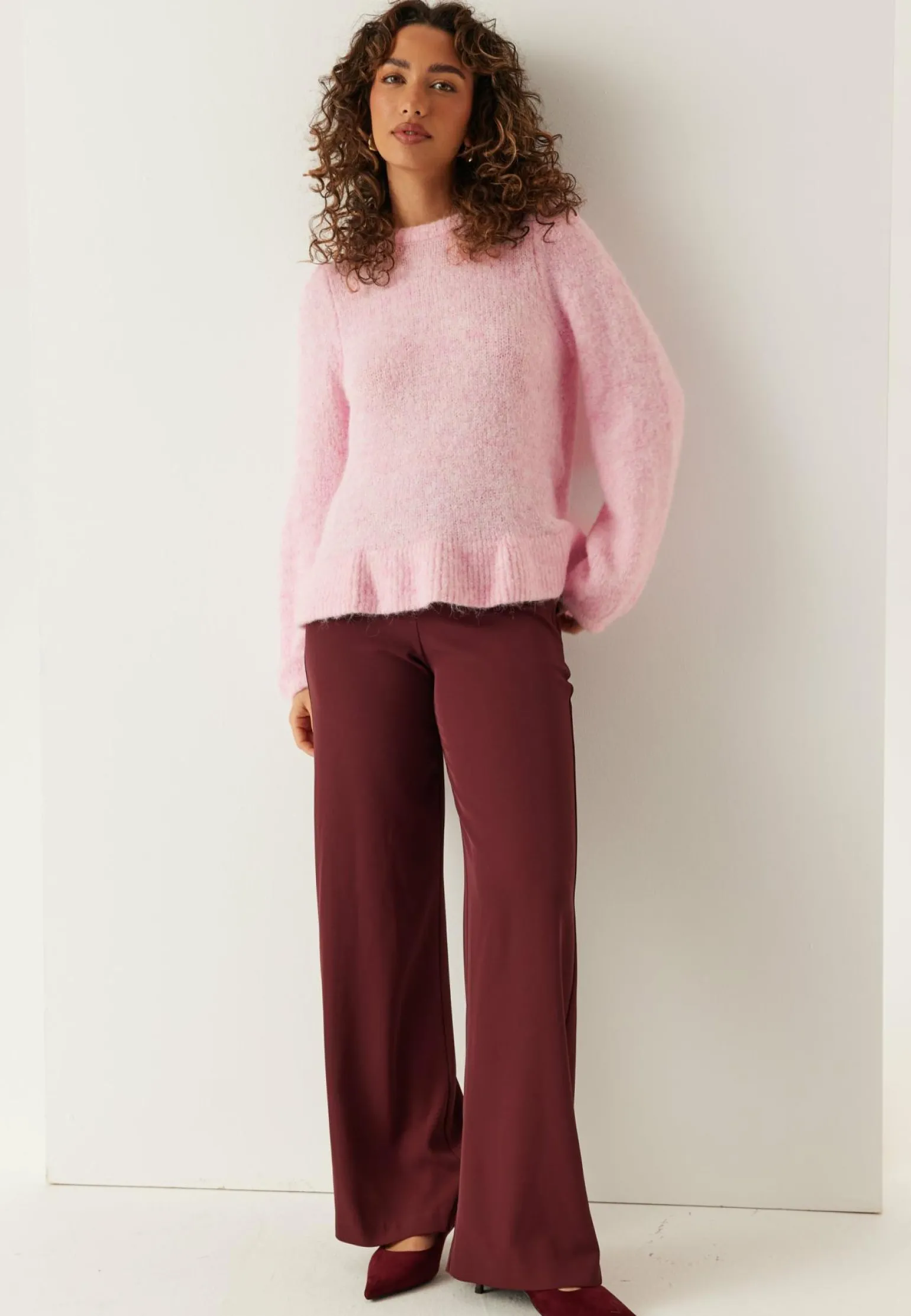 Vibows L/S O-NECK KNIT PULLOVE