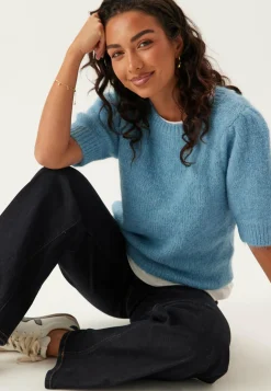 Vibows O-neck 3/4 KNIT TOP KNI