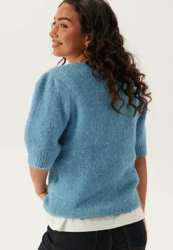 Vibows O-neck 3/4 KNIT TOP KNI