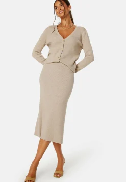 Vicomfy A-Line Knit Skirt