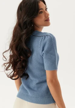 Vidalo O-Neck S/S knit top
