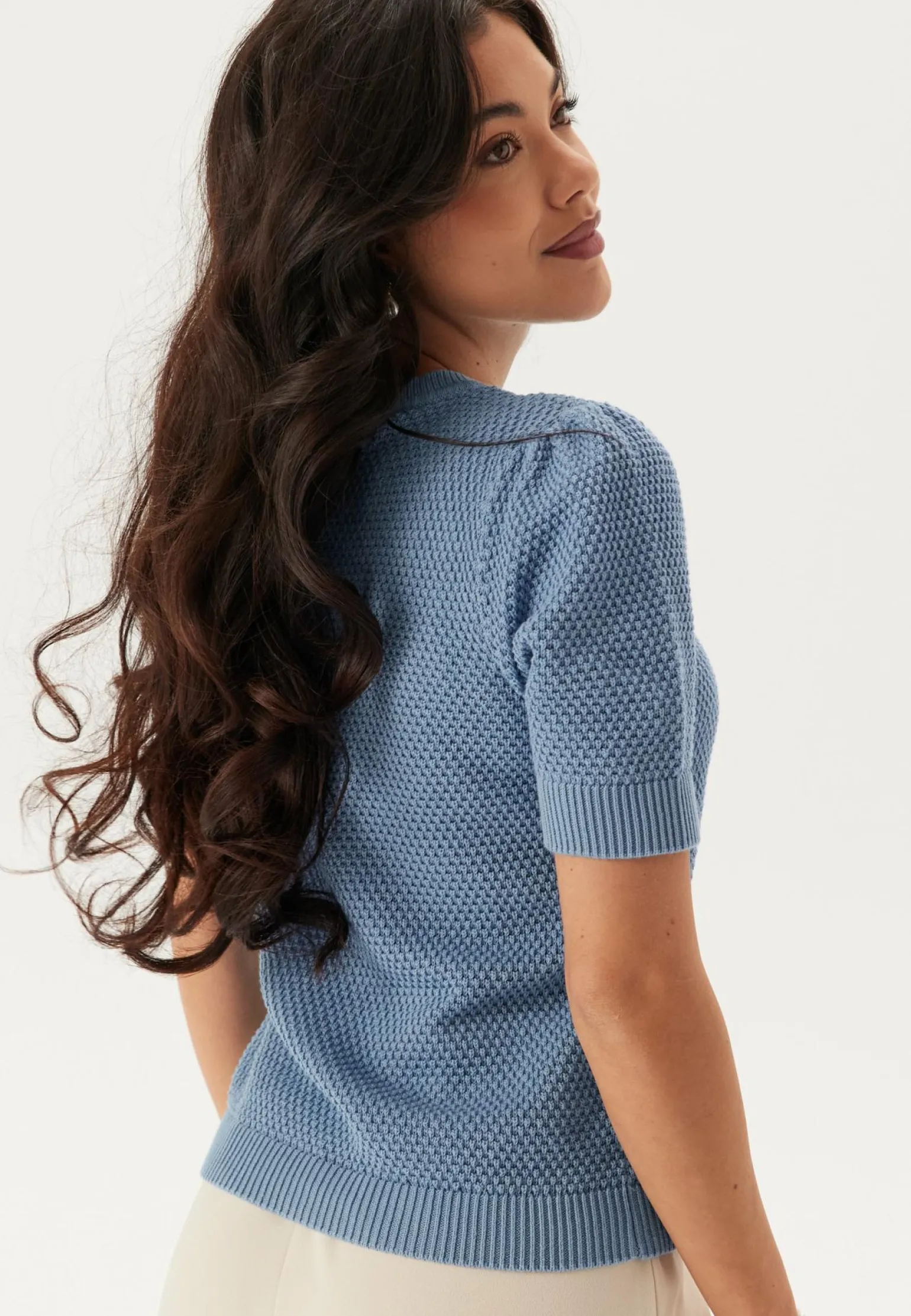 Vidalo O-Neck S/S knit top