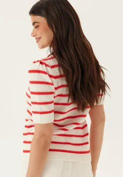 Vidalo O-neck S/S STRIPE KNIT