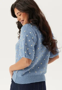 Vidottie 2/4 SLEEVE KNIT TOP S