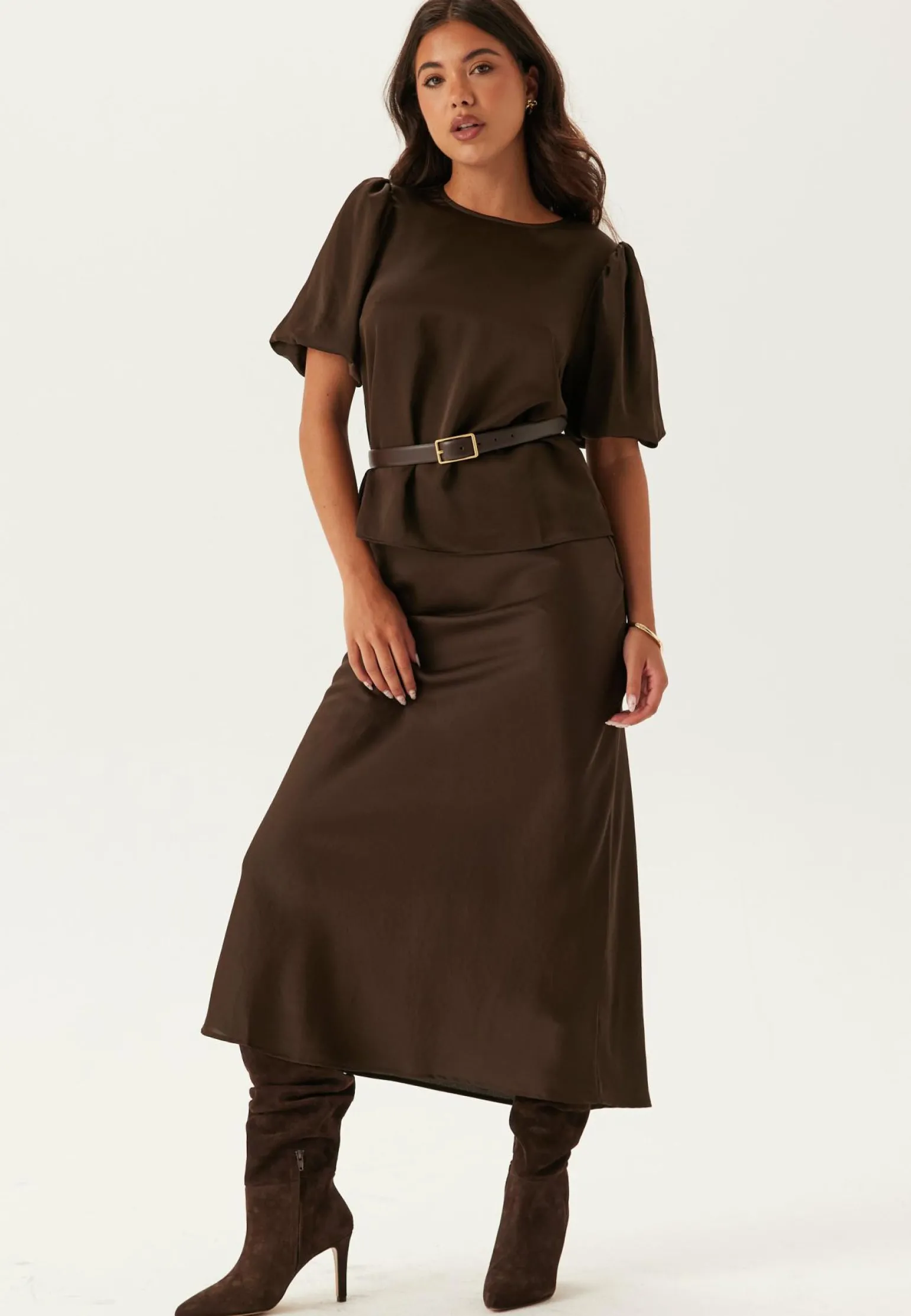 Viellette 2/4 SATIN PUFF TOP S