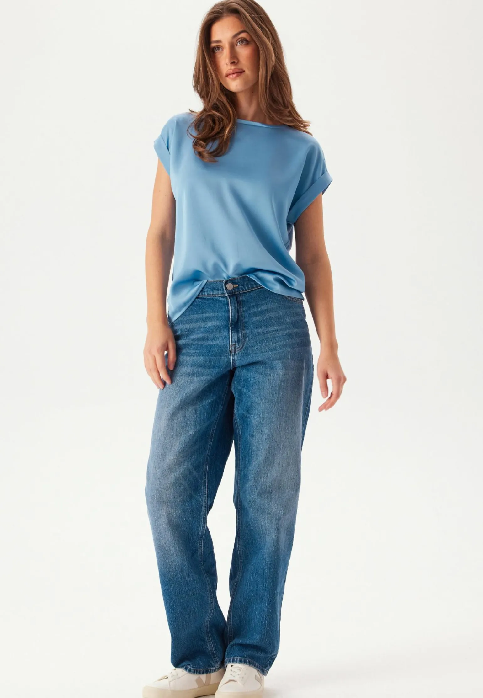 Viellette S/S Satin Top