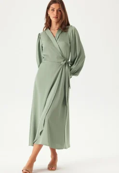 Vienna Ravenna L/S Ankle Wrap Dress