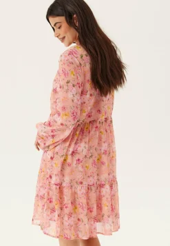 Vifalia L/S TIE V-NECK DRESS