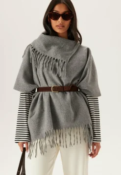 Vifjolira High Neck Poncho
