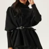 Vifjolira High Neck Poncho