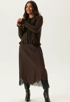 Vijacia O-neck L/S FRILL KNIT