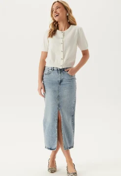 Vijaf Hw Midi Denim Skirt-noos
