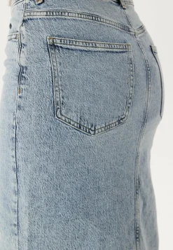 Vijaf Hw Midi Denim Skirt-noos