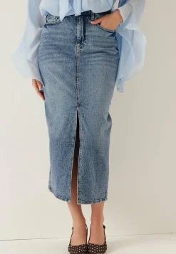 Vijaf Hw Midi Denim Skirt-noos