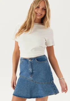 Vijessie Rw Short Denim Skirt