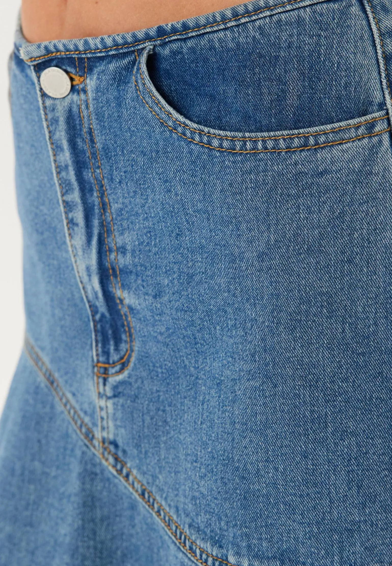 Vijessie Rw Short Denim Skirt