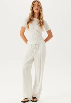 Vikassie S/S Pointelle Top