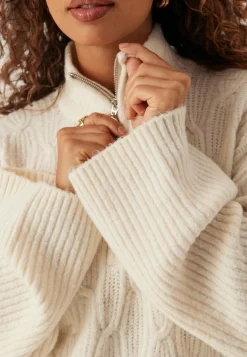 Vilassia L/S HIGH NECK ZIPPER