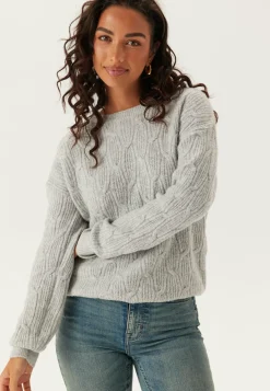 Vilassia O-neck L/S CABEL KNIT