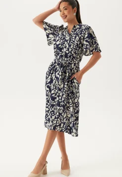 Vilullu S/S KNEE SHIRT DRESS K