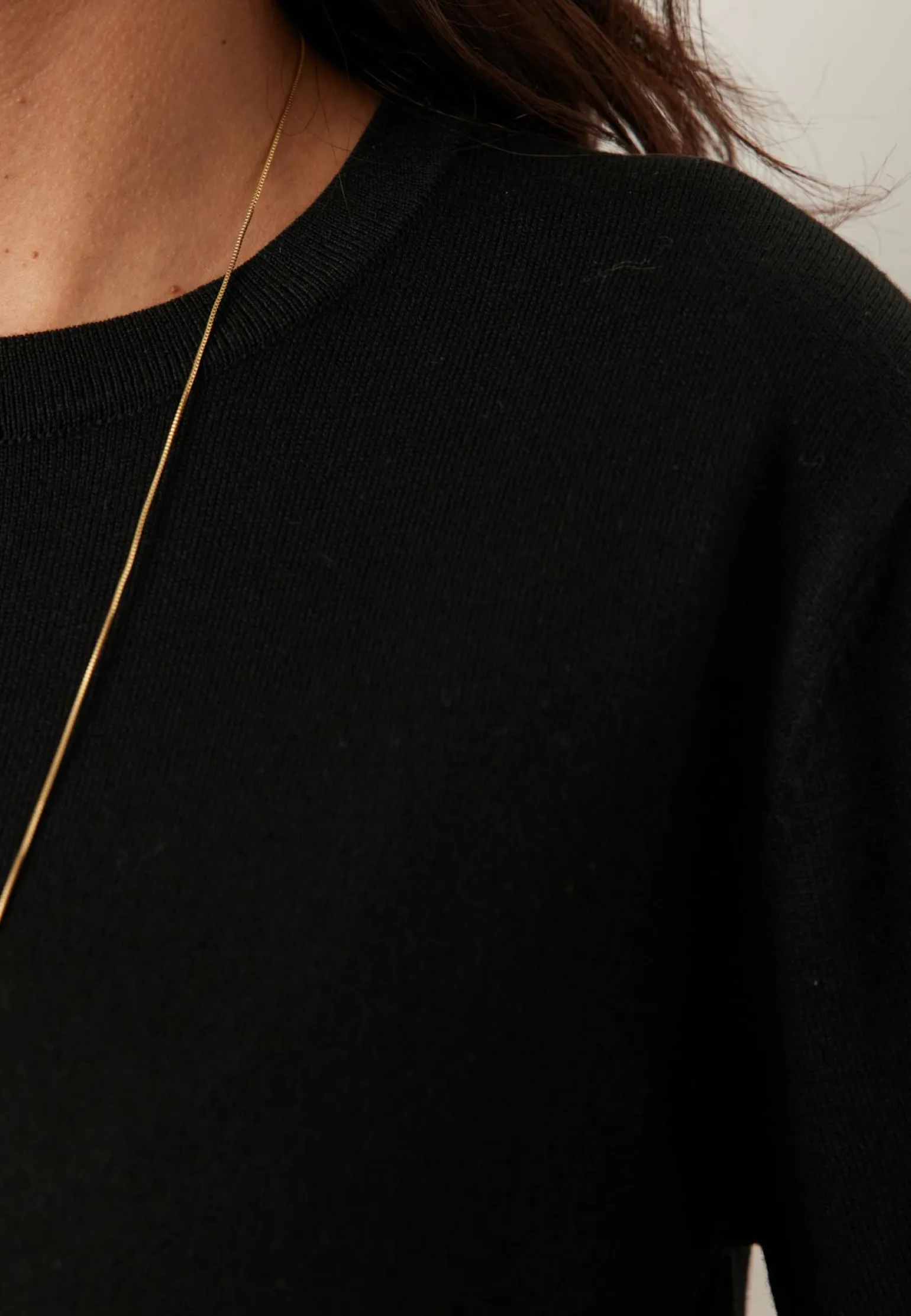 Vimalu O-neck 2/4 KNIT TOP