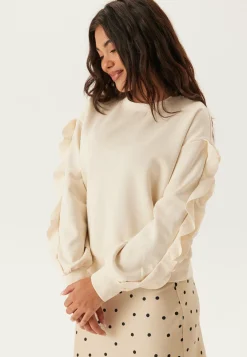 Vimentina Flounce O-neck L/S T