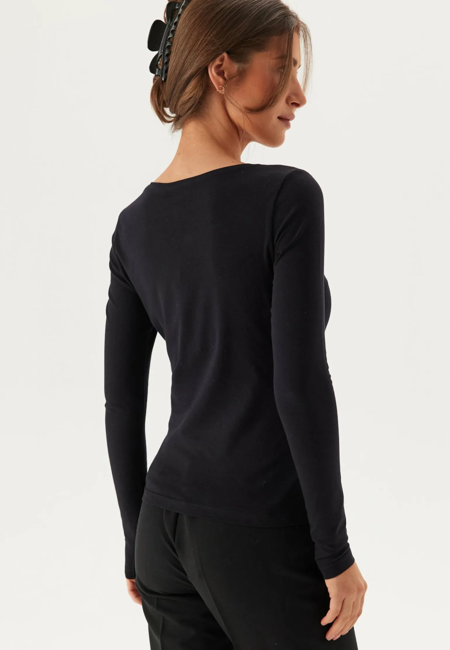 Vinora L/S O-NECK TOP - NOOS