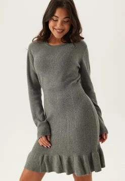 Vinorthy O-neck L/S FRILL KNIT