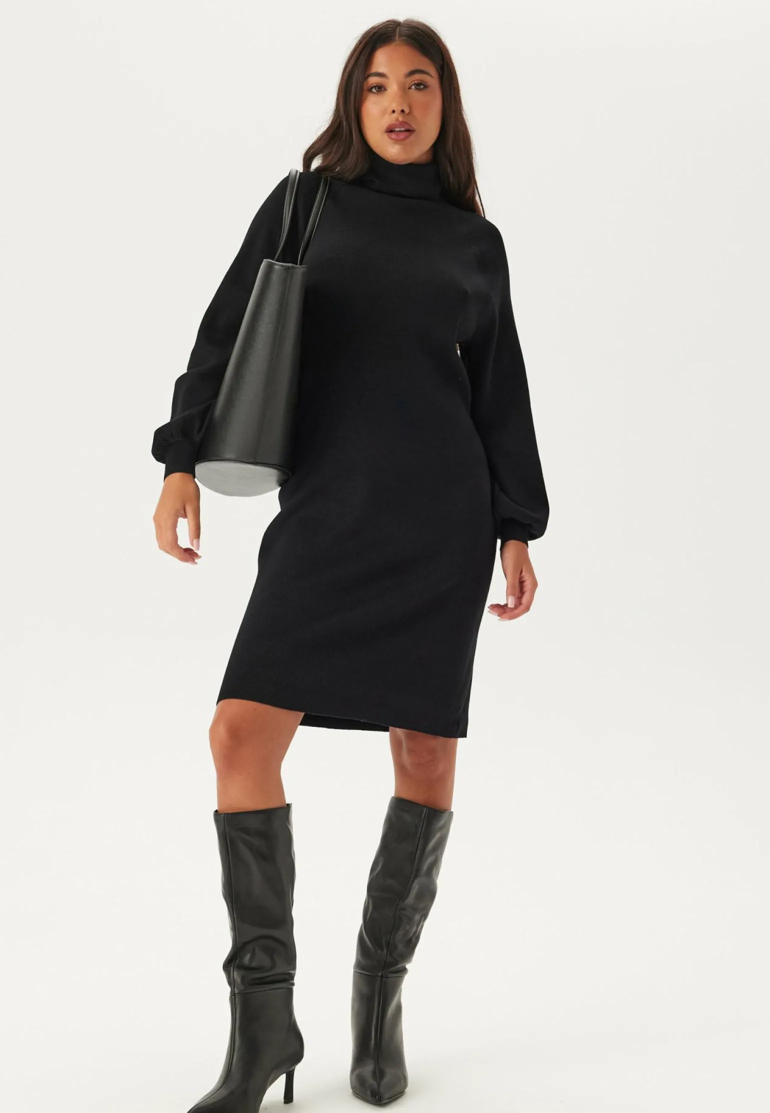 Viostria Roll Neck L/S KNIT DR