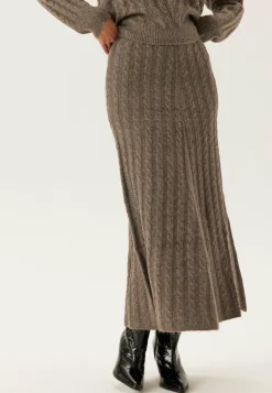 Virelli Ankle Cable Knit Skirt